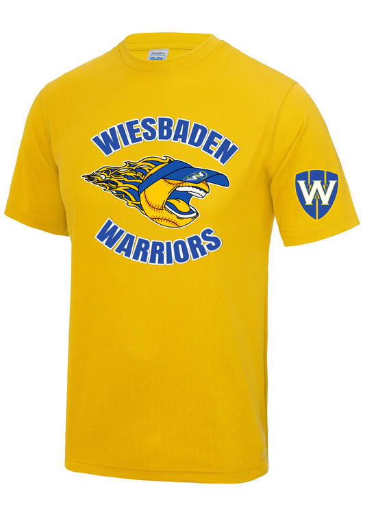 WHS SOFTBALL 25 - WIESBADEN WARRIORS SCREAMING LOGO - Performance T-Shirt
