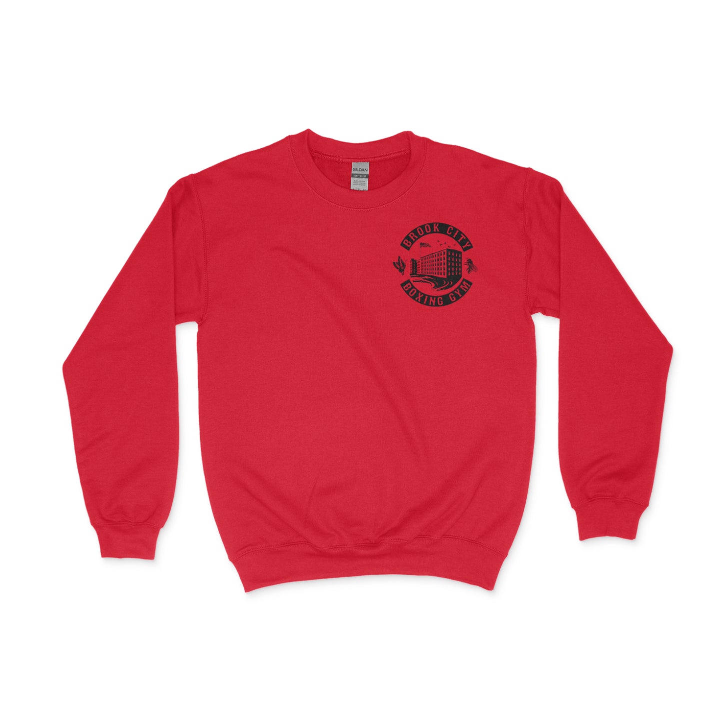 Brook City Boxing Crewneck Left Chest