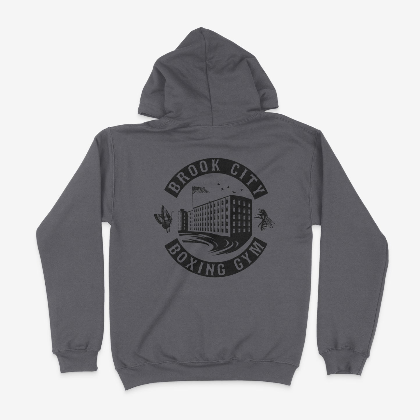 Brook City Boxing Hoodie Full Back