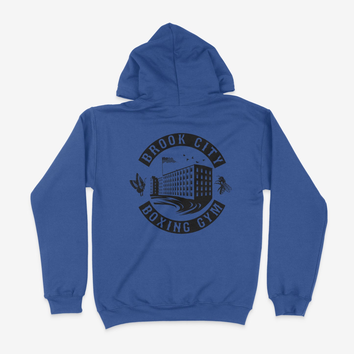 Brook City Boxing Hoodie Full Back
