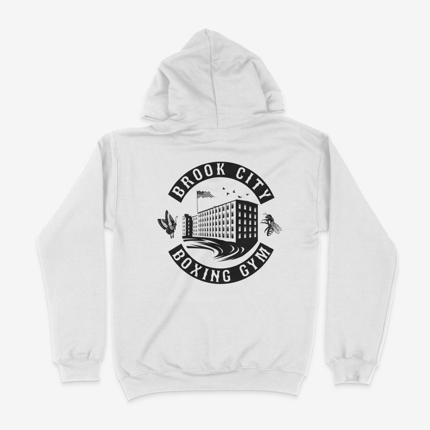 Brook City Boxing Hoodie Full Back