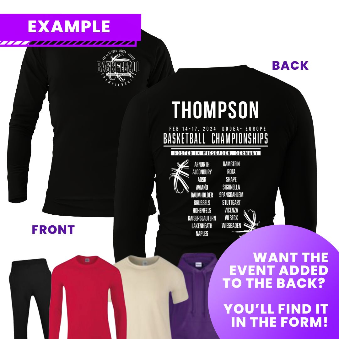 Basketball Euros 2024 Design B (Small)