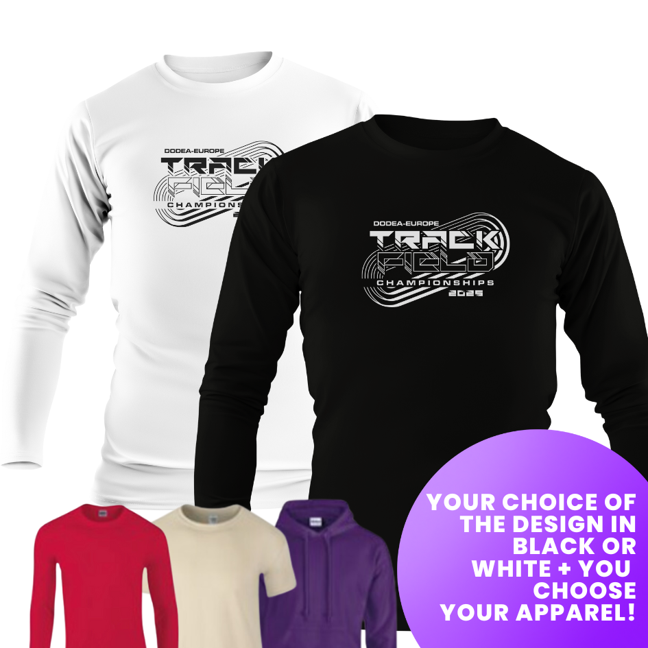 Track Field Euros 2025 Design A (Full Size)