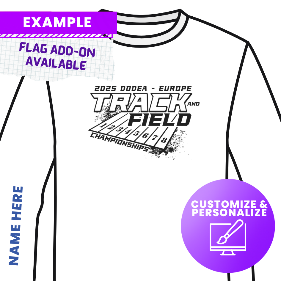 Track Field Euros 2025 Design B (Full Size)
