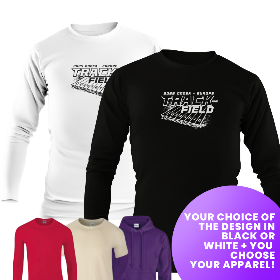 Track Field Euros 2025 Design B (Full Size)
