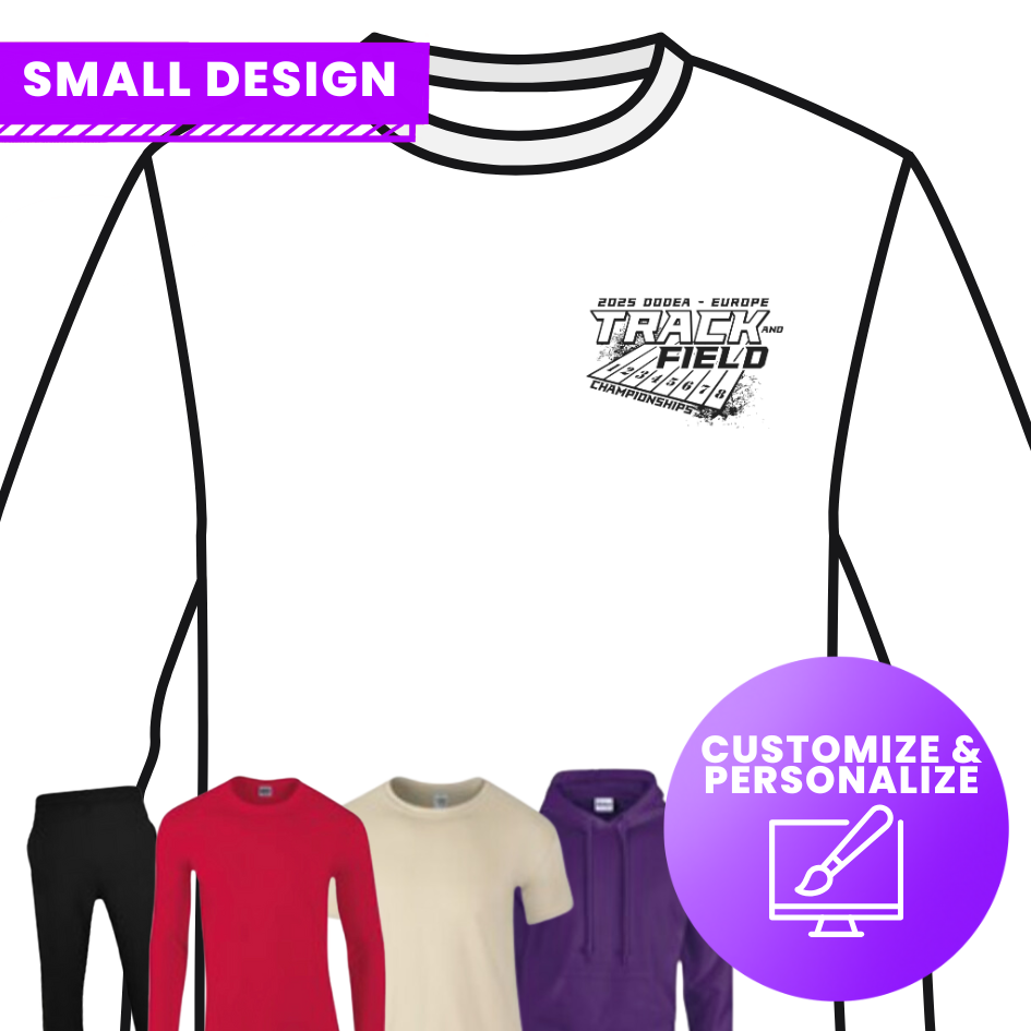 Track Field Euros 2025 Design B (Small)