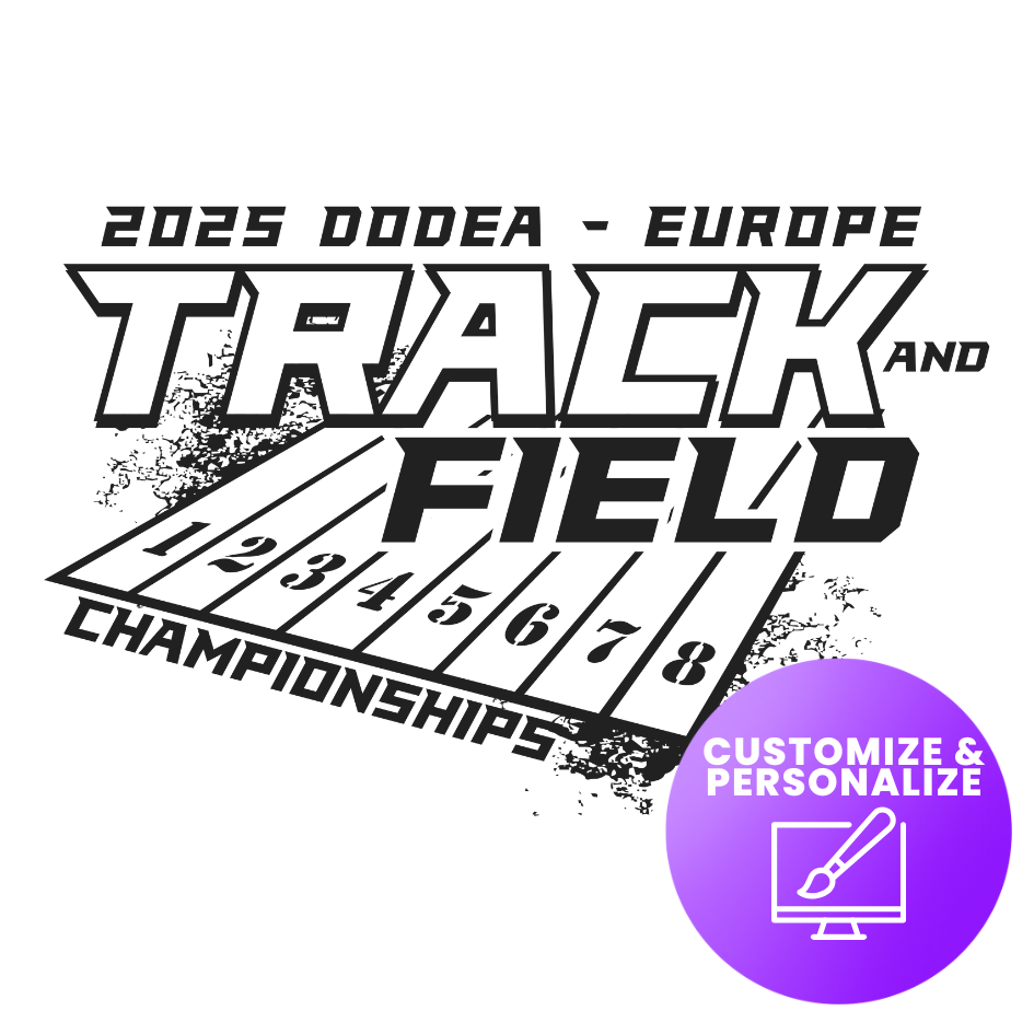 Track Field Euros 2025 Design B (Small)
