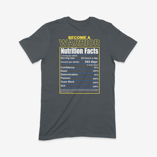 WHS VB NUTRITIONAL FACTS (BACK ONLY) T-Shirt