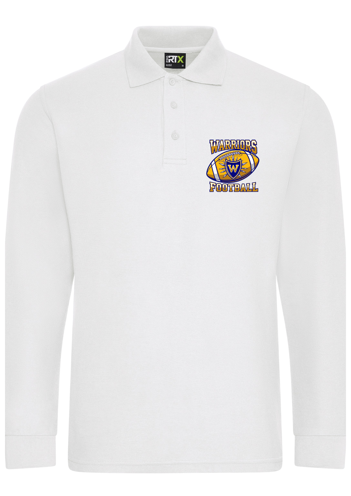 WARRIORS FOOTBALL 25 - Long Sleeve Polo COACHES
