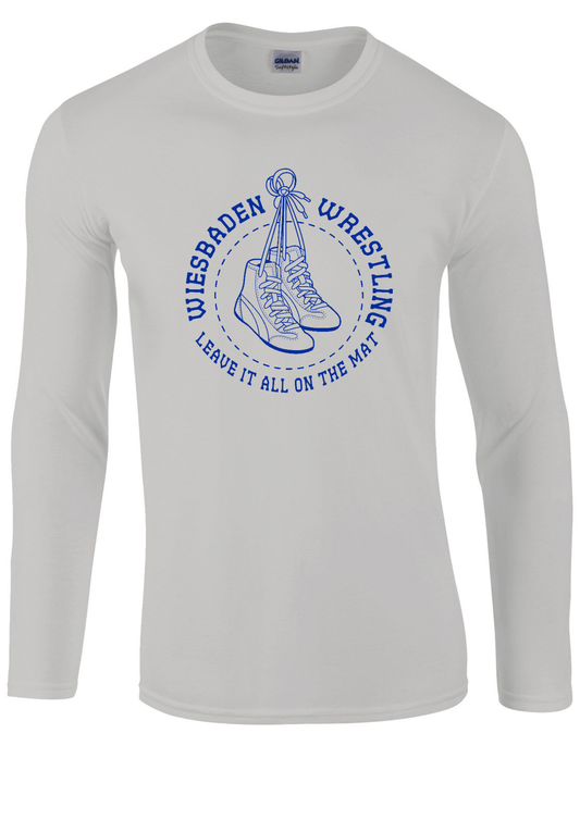 WHS WRESTLING 24 - LEAVE IT ALL ON THE MAT (ROUND W. SHOE) - LONG SLEEVE