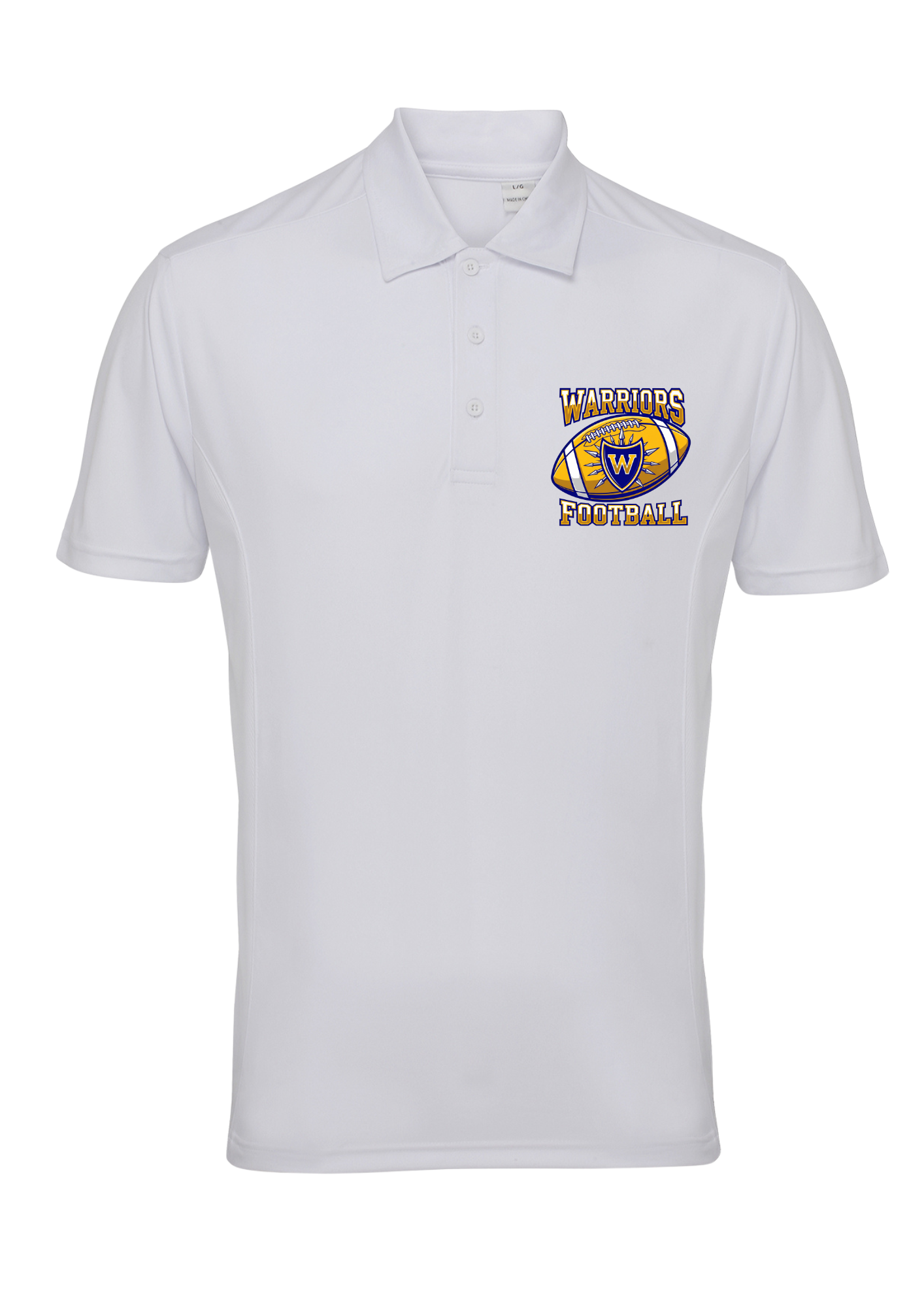 WARRIORS FOOTBALL 25 - Panelled Polo COACHES