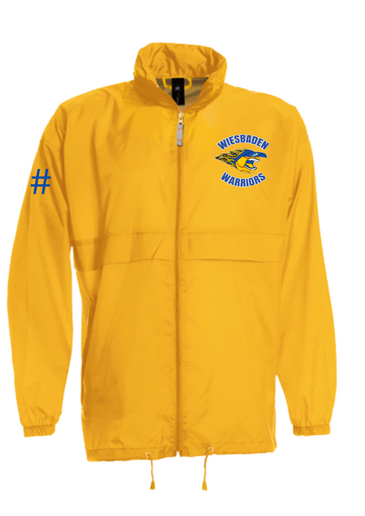 WHS SOFTBALL 25 - WIESBADEN WARRIORS SCREAMING LOGO (left chest / embroidered) - WINDBREAKER