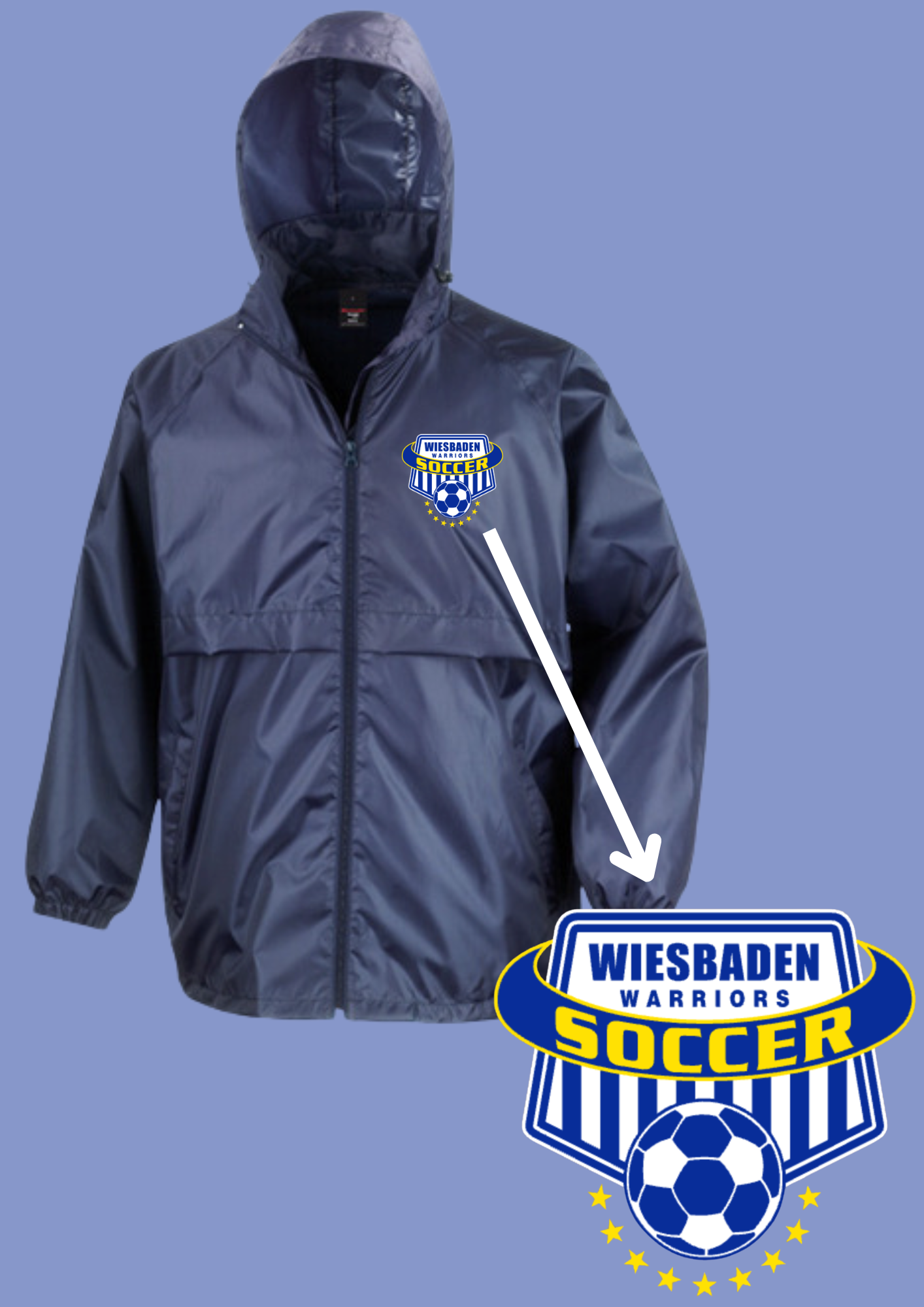 WHS GIRLS SOCCER 26 - WINDBREAKER - EMBROIDERED