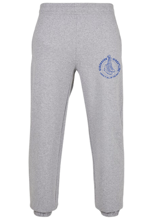 WHS WRESTLING 24 - LEAVE IT ALL ON THE MAT (ROUND W. SHOE) SMALL -  SWEATPANTS