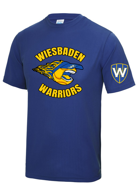 WHS SOFTBALL 25 - WIESBADEN WARRIORS SCREAMING LOGO  - Performance T-Shirt