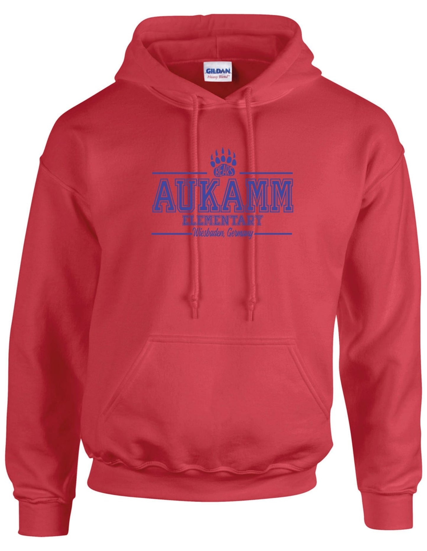 Aukamm Elementary (with paw) | Adult Hoodie