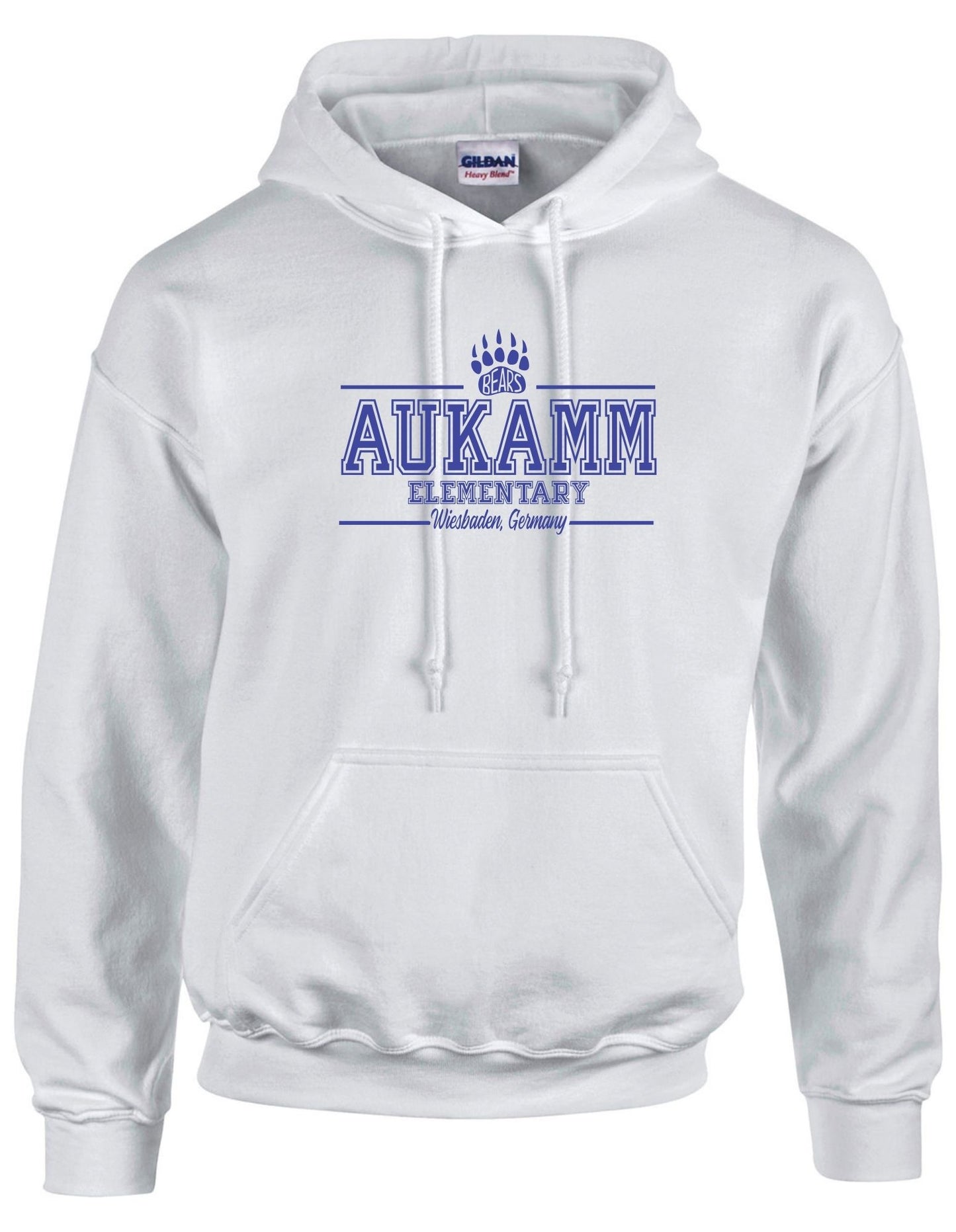 Aukamm Elementary (with paw) | Adult Hoodie