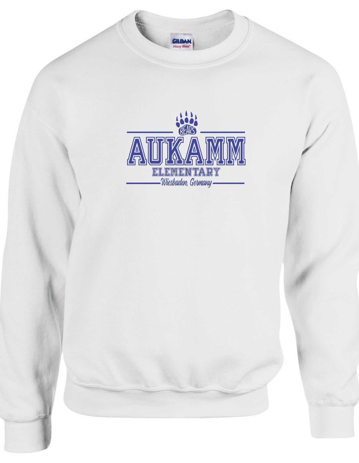 Aukamm Elementary (with paw) | Adult Crewneck