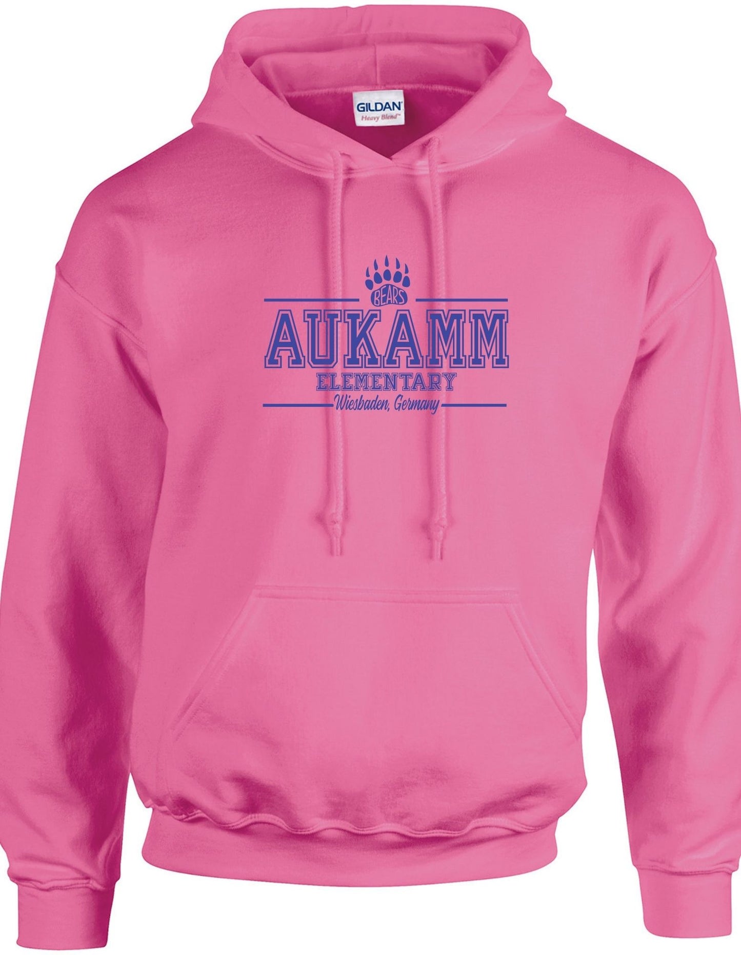 Aukamm Elementary (with paw) | Adult Hoodie