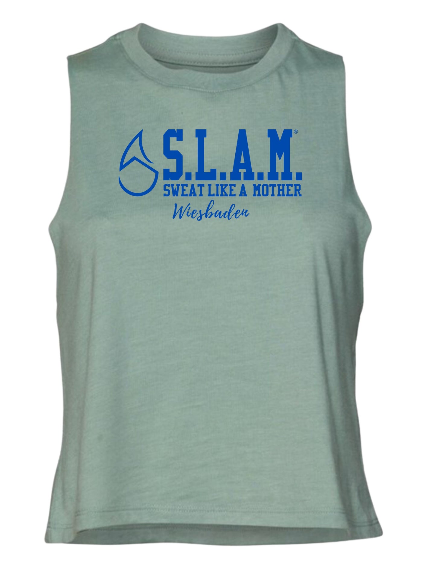 S.L.A.M Wiesbaden (Blue) - Crop Tank