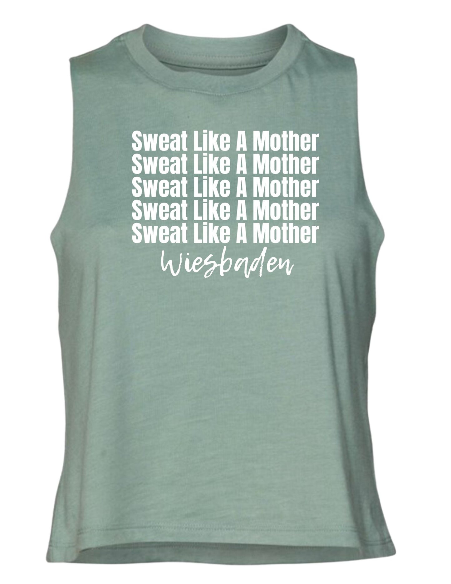 Sweat Like A Mother Wiesbaden - Crop Tank