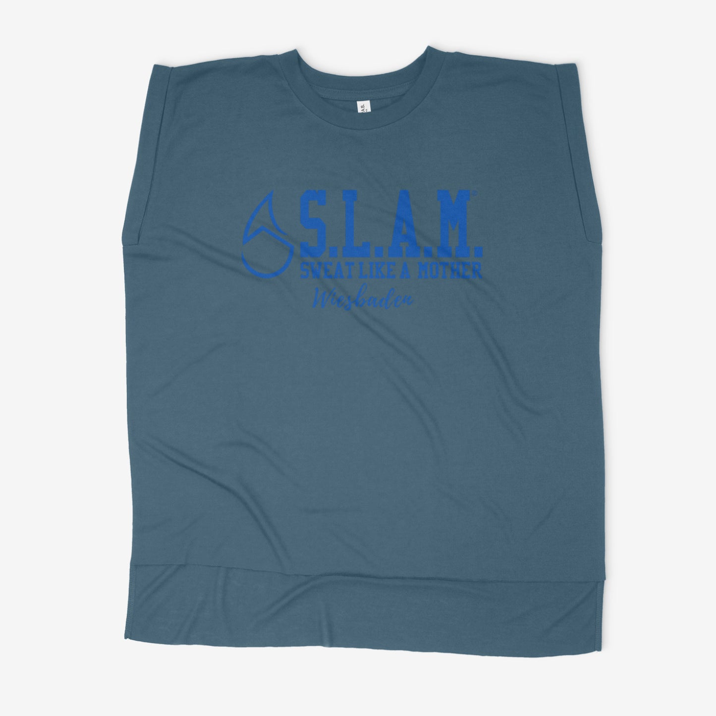 S.L.A.M Wiesbaden (Blue) - Flowy Muscle Tee