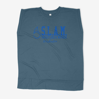 S.L.A.M Wiesbaden (Blue) - Flowy Muscle Tee