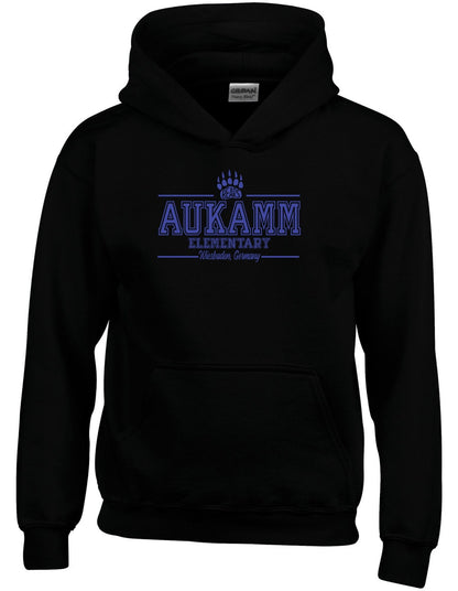 Aukamm Elementary (with paw) | Youth Hoodie