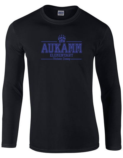 Aukamm Elementary (with paw) | Adult Long Sleeve