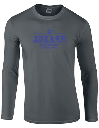 Aukamm Elementary (with paw) | Adult Long Sleeve