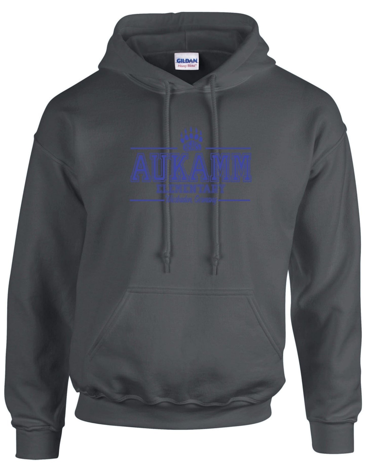 Aukamm Elementary (with paw) | Adult Hoodie