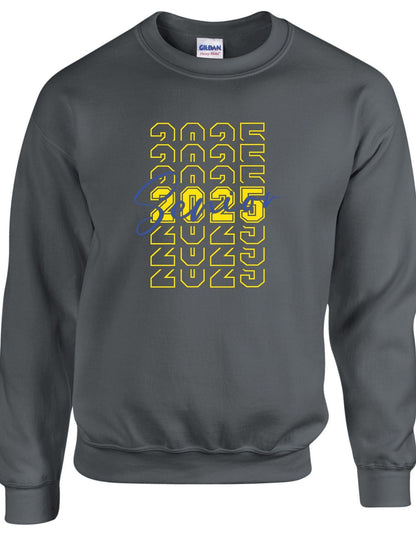 Senior 2025 Stacked  - Crewneck