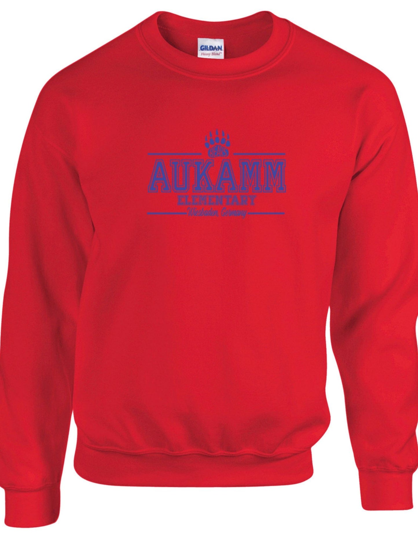 Aukamm Elementary (with paw) | Adult Crewneck