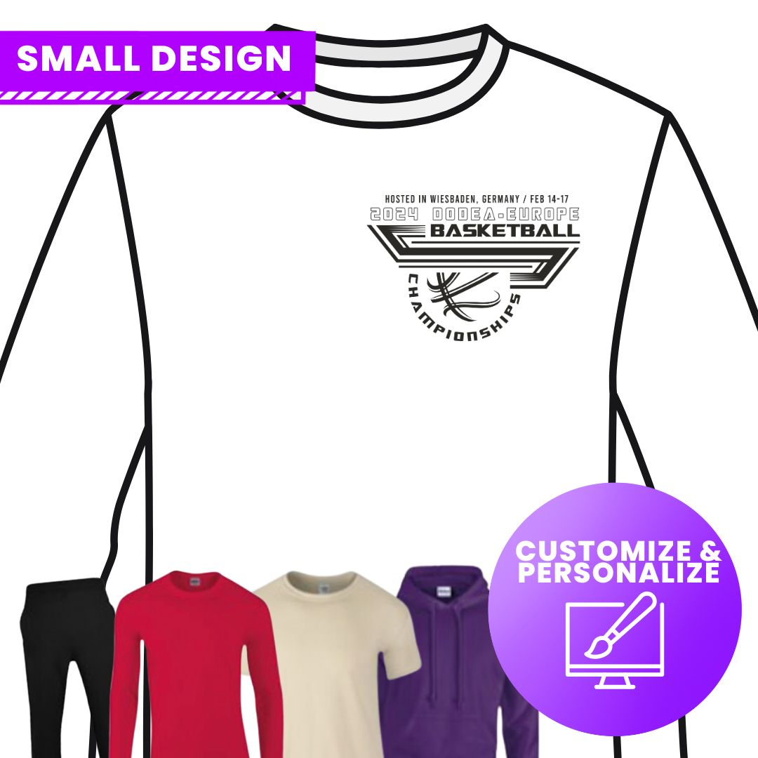 Basketball Euros 2024 Design A (Small)