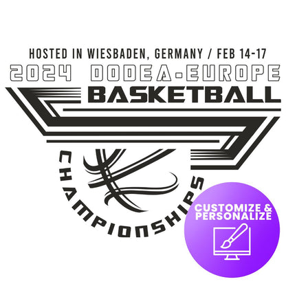 Basketball Euros 2024 Design A (Full Size)