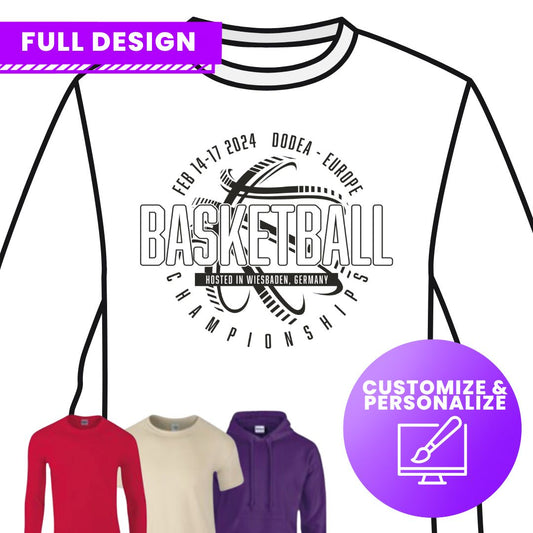 Basketball Euros 2024 Design B (Full Size)