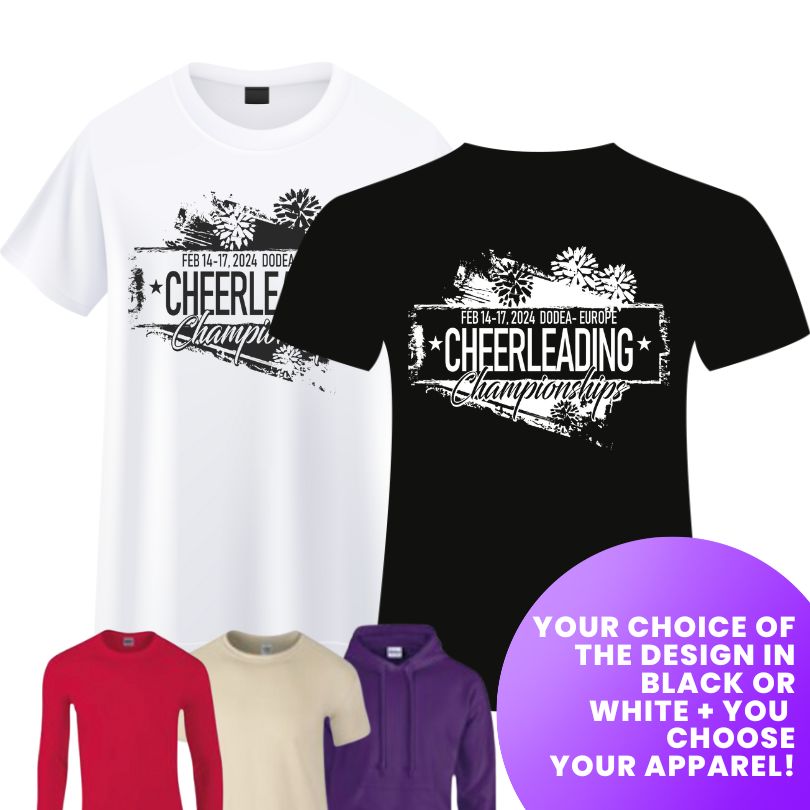 Cheer Euros 2024 Design B (Full Size)