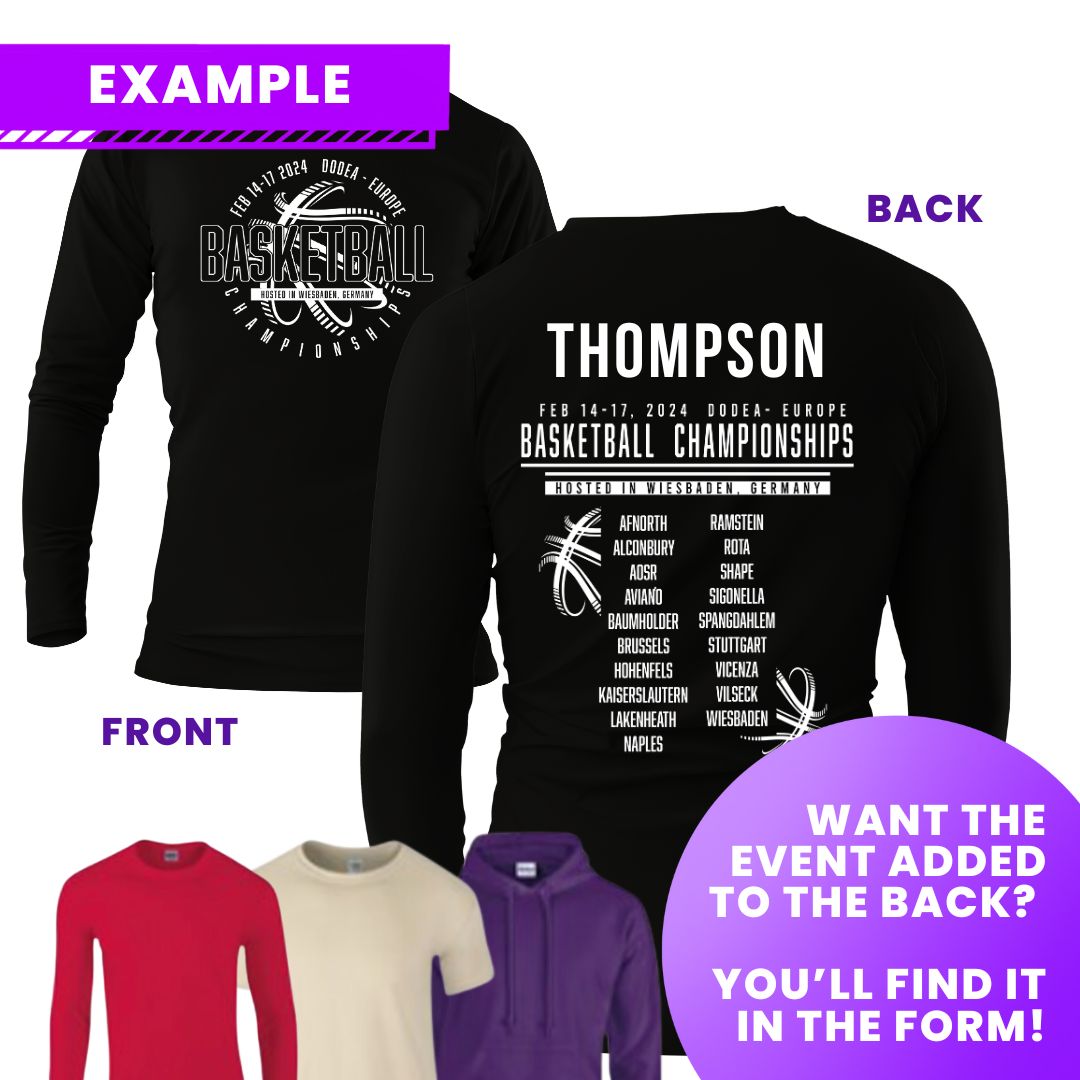 Basketball Euros 2024 Design B (Full Size)