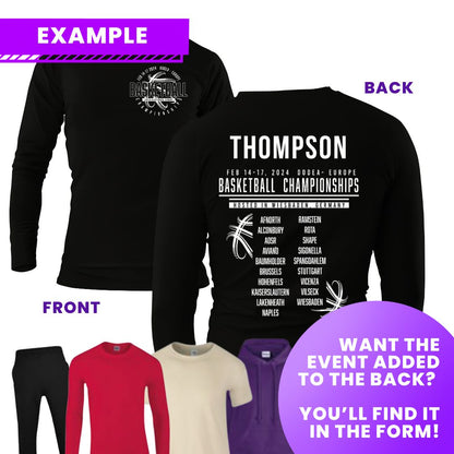 Basketball Euros 2024 Design B (Small)