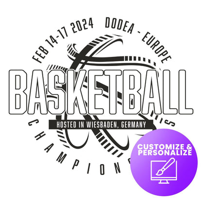 Basketball Euros 2024 Design B (Full Size)