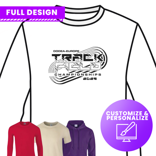 Track Field Euros 2025 Design A (Full Size)