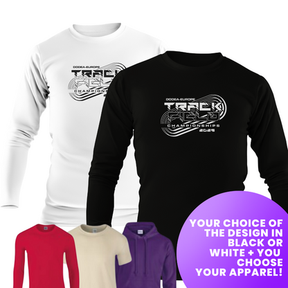 Track Field Euros 2025 Design A (Full Size)