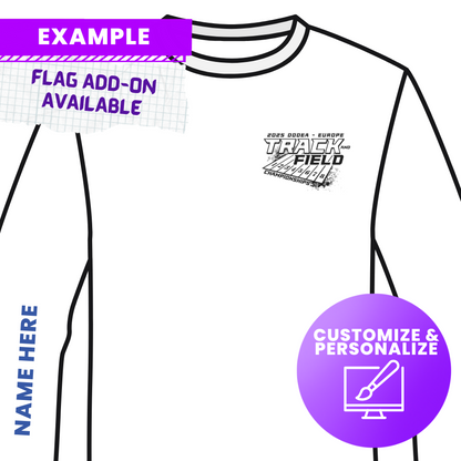Track Field Euros 2025 Design B (Small)