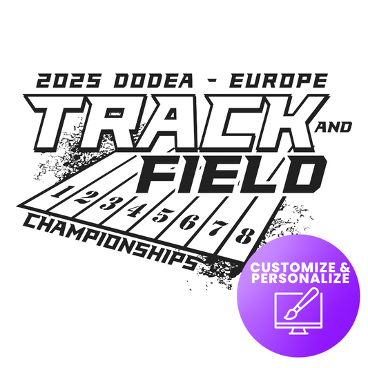 Track Field Euros 2025 Design B (Full Size)