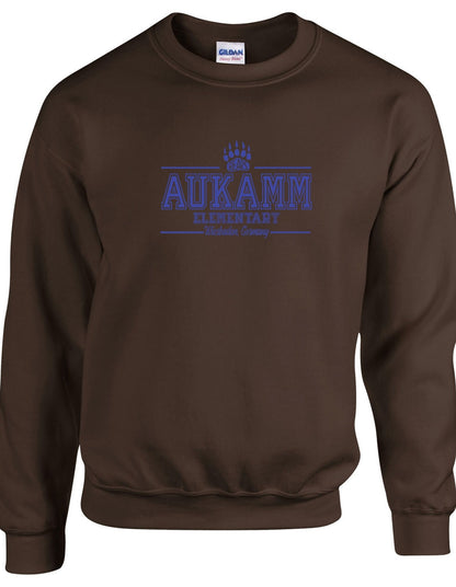 Aukamm Elementary (with paw) | Adult Crewneck