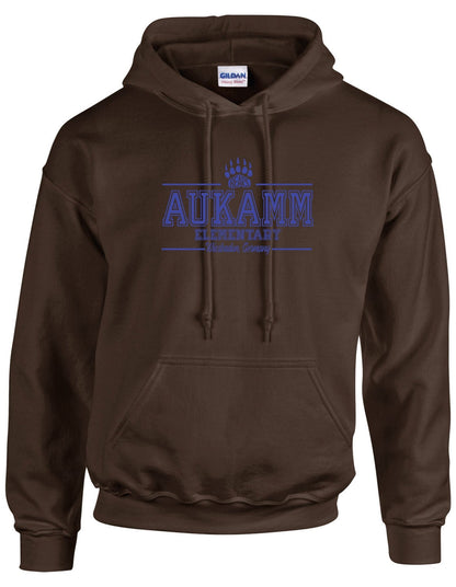 Aukamm Elementary (with paw) | Adult Hoodie