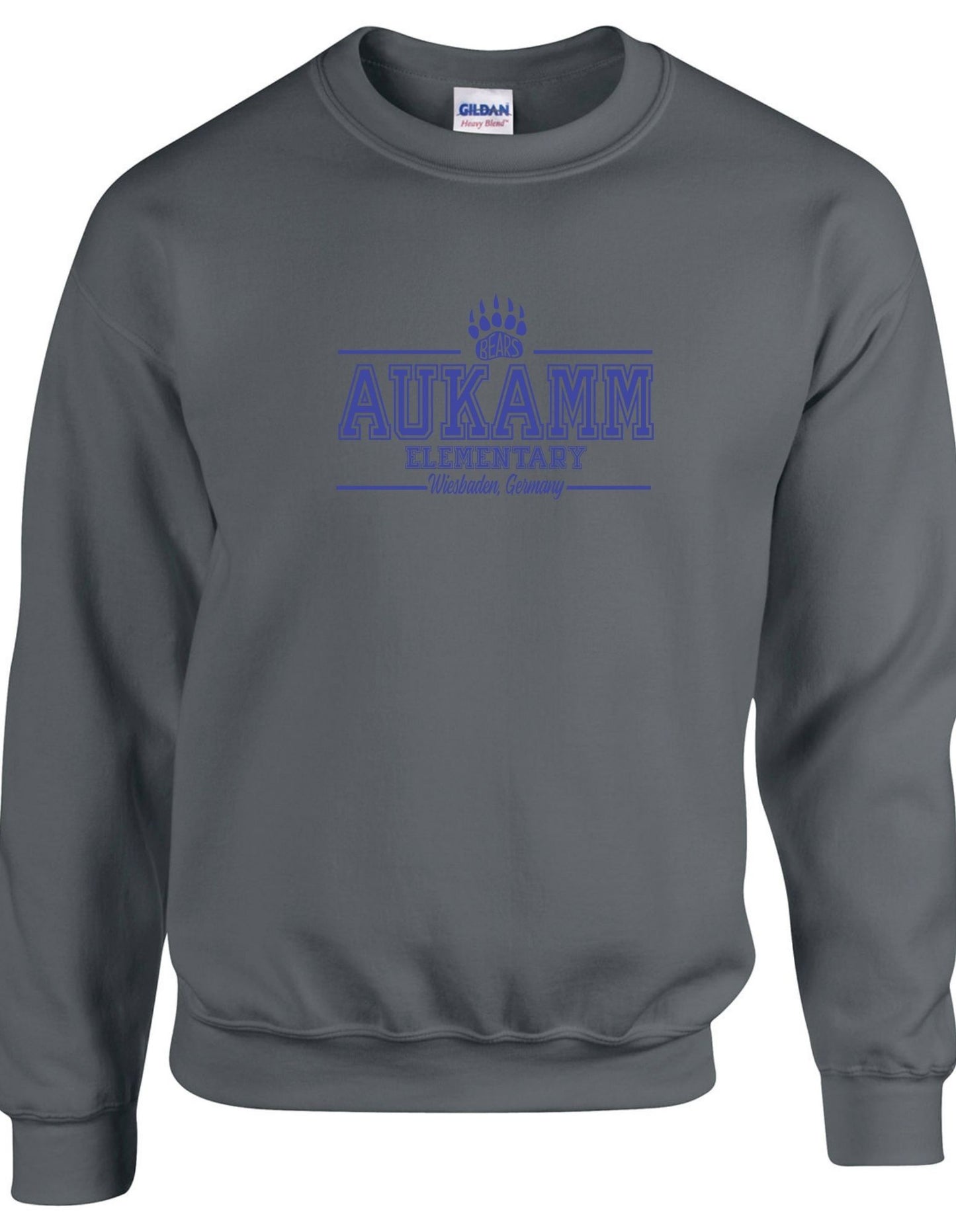 Aukamm Elementary (with paw) | Adult Crewneck