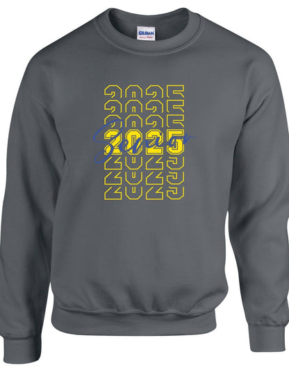 Senior 2025 Stacked  - Crewneck