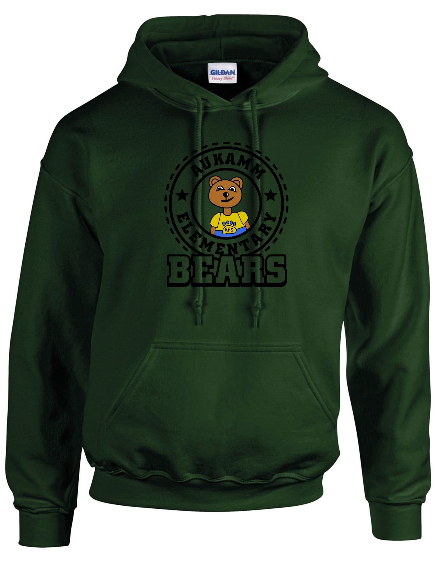 Bear Mascot 24 | Adult Hoodie | Aukamm