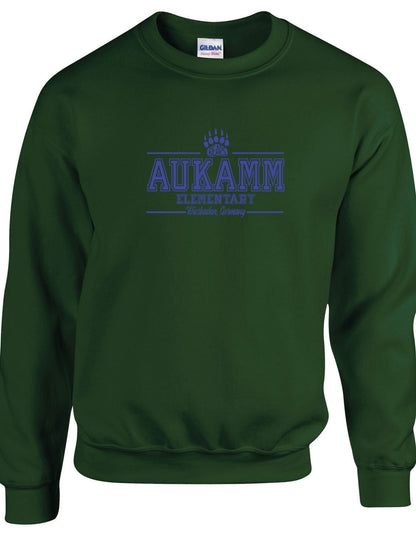 Aukamm Elementary (with paw) | Adult Crewneck